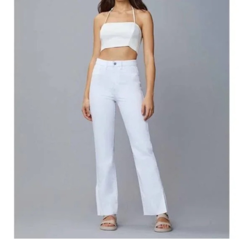 DL1961 Emilie Straight Vintage Jeans White Raw 30